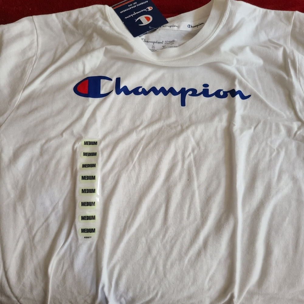 Champion white t shirt